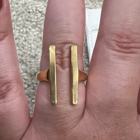 Soko Double Bar Ring Size 9 - Picture 2 of 6